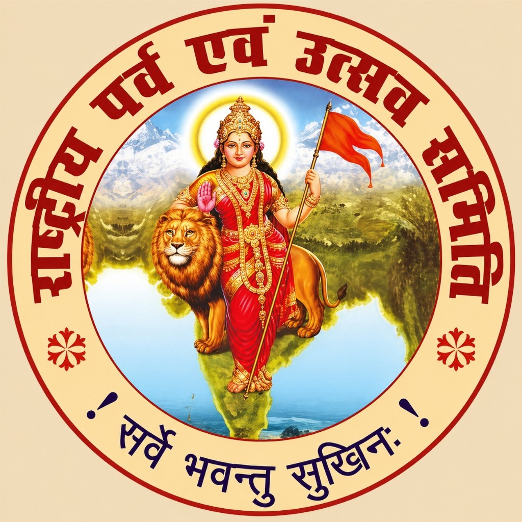 राष्ट्रीय पर्व एवं उत्सव समिति Logo